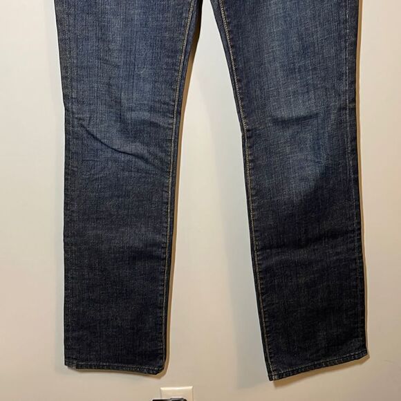 Gap Classic Stretch Jeans-Size 4 Long Hand-sanded Rinse - Picture 4 of 11